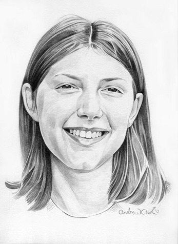 Graphite pencil of Maria